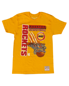 Men's Houston Rockets Mitchell & Ness HWC Radical Swish T-Shirt